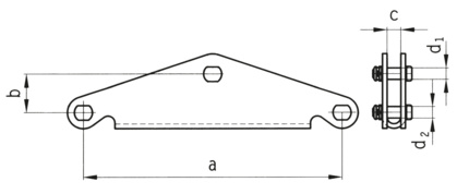 Łącznik orczykowy dwurzędowy (2533)